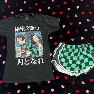 demon slayer pj set